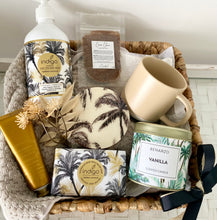 Load image into Gallery viewer, Any Gift Occasion Coastal Palms Natural Set Hamper Gift Basket Large

