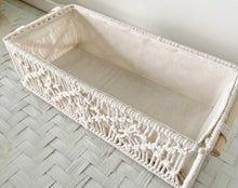 Load image into Gallery viewer, Baby Girl Bunny Gift Boho Baby Shower Hamper Basket Set
