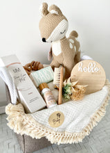Load image into Gallery viewer, Oh Deer Baby Gift Hamper Basket Unisex Gender Neutral
