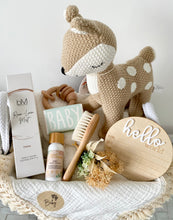 Load image into Gallery viewer, Oh Deer Baby Gift Hamper Basket Unisex Gender Neutral
