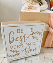 Load image into Gallery viewer, Inspirational Be The Best Version Of You Gift Box Thinking Of You, Birthday, Get Well Small
