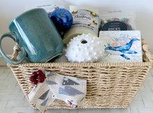 Load image into Gallery viewer, Male Coastal Christmas Mug, Biscuits &amp; Chocolates Gift Set Basket Hamper Large
