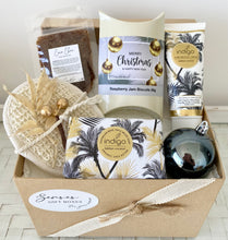 Load image into Gallery viewer, Coastal Palms Christmas Gift Box Pamper Hamper Large
