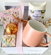 Load image into Gallery viewer, Christmas Mug, Biscuits &amp; Coaster Gift Box Hamper Large
