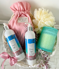 Load image into Gallery viewer, Coastal Drift Pamper Gift Basket Hamper Large
