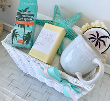 Load image into Gallery viewer, Coastal My Palm Beach Pamper Hamper Gift Basket Large

