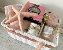 Load image into Gallery viewer, Coastal Positive vibes Pamper Hamper Gift Basket Set Large
