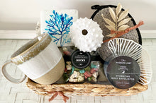 Load image into Gallery viewer, Male Coastal Valentines For Him Birthday, Farewell, Thank you Large Gift Basket Hamper
