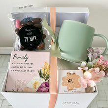 Load image into Gallery viewer, Family Mug &amp; Chocolate Gift Box Set Hamper Birthday, Thank you, Get Well Large
