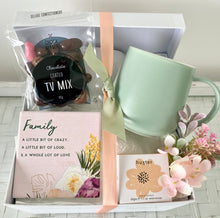 Load image into Gallery viewer, Family Mug &amp; Chocolate Gift Box Set Hamper Birthday, Thank you, Get Well Large
