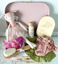 Load image into Gallery viewer, Deer Ballerina Baby Girl Suitcase Gift Shower Hamper Set Medium
