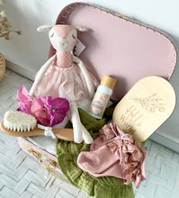 Load image into Gallery viewer, Deer Ballerina Baby Girl Suitcase Gift Shower Hamper Set Medium
