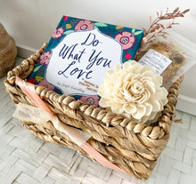 Load image into Gallery viewer, Do What You Love Inspirational Self Care Hamper Basket Thinking Of You, Birthday Medium
