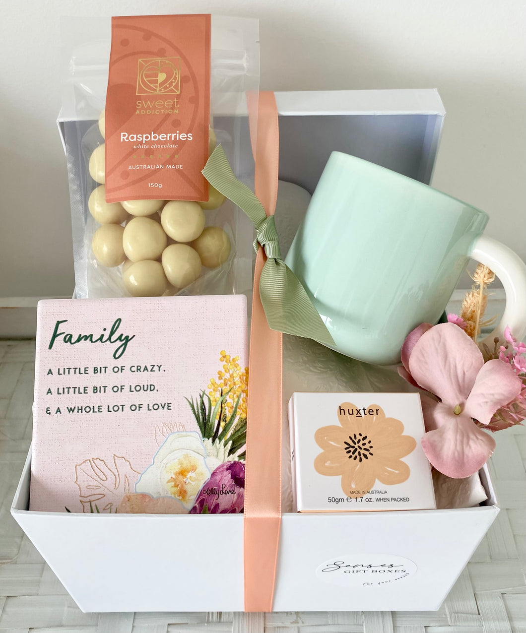 Family Mug & Chocolate Gift Box Set Hamper Birthday, Thank you, Get Well Large