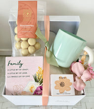 Load image into Gallery viewer, Family Mug &amp; Chocolate Gift Box Set Hamper Birthday, Thank you, Get Well Large
