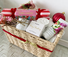Load image into Gallery viewer, Festive Merry Christmas Gift Basket Pamper Hamper Large
