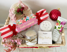Load image into Gallery viewer, Festive Merry Christmas Gift Basket Pamper Hamper Large
