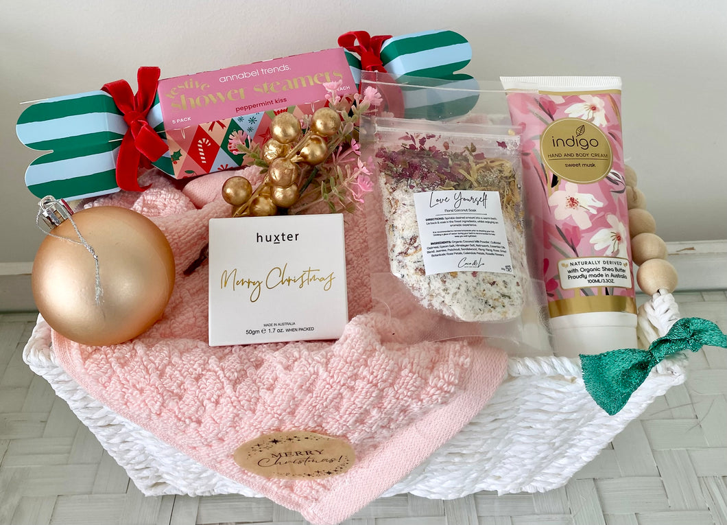 Festive Christmas Gift Basket Pamper Hamper Large