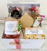 Load image into Gallery viewer, Pretty Female Pamper Hamper Gift Box Large Sympathy, Birthday, Get Well
