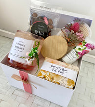Load image into Gallery viewer, Pretty Female Pamper Hamper Gift Box Large Sympathy, Birthday, Get Well
