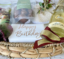 Load image into Gallery viewer, Happy Birthday Wine Chocolate Pamper Hamper Gift Basket Medium
