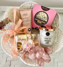 Load image into Gallery viewer, Pretty Happy Birthday Pamper Hamper Gift Hamper Basket Large
