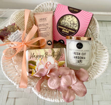 Load image into Gallery viewer, Pretty Happy Birthday Pamper Hamper Gift Hamper Basket Large
