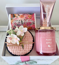 Load image into Gallery viewer, Happy Birthday Pretty Pamper Hamper Gift Box Small
