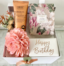 Load image into Gallery viewer, Happy Birthday Affordable  Pretty Pamper Hamper Box Medium
