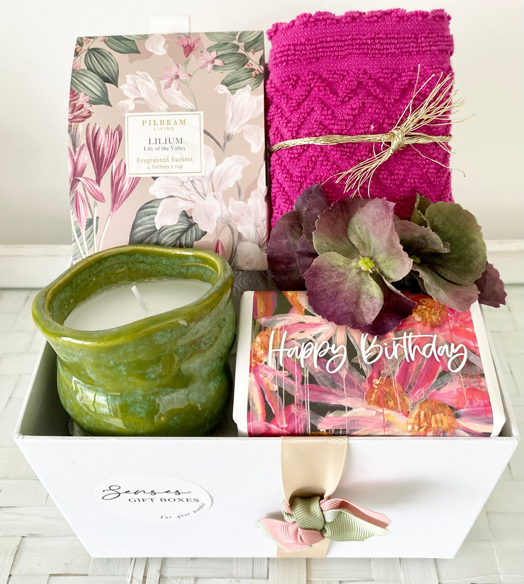 Happy Birthday Pretty Pamper Hamper Gift Box Medium