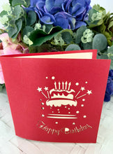 Load image into Gallery viewer, Happy Birthday Pop Up 3D Cards Add On

