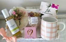 Load image into Gallery viewer, Life Is Beautiful Mug Pamper Hamper Gift Set Basket Large
