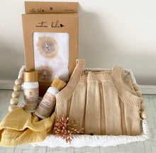 Load image into Gallery viewer, Baby Boy Baby Shower Hamper Cute Lion Gift Basket Medium
