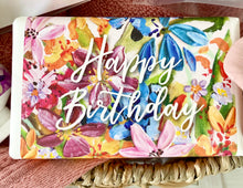 Load image into Gallery viewer, Luxe Happy Birthday Pretty Pamper Hamper Basket Large
