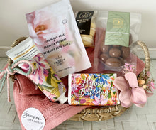 Load image into Gallery viewer, Luxe Happy Birthday Pretty Pamper Hamper Basket Large
