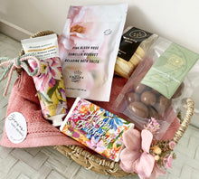 Load image into Gallery viewer, Luxe Happy Birthday Pretty Pamper Hamper Basket Large
