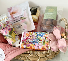 Load image into Gallery viewer, Luxe Happy Birthday Pretty Pamper Hamper Basket Large
