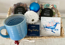 Load image into Gallery viewer, Male Coastal Christmas Mug &amp; Chocolates Gift Set Basket Hamper Large
