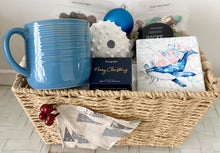 Load image into Gallery viewer, Male Coastal Christmas Mug &amp; Chocolates Gift Set Basket Hamper Large
