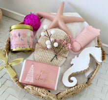 Load image into Gallery viewer, Merry Christmas Coastal Basket Pamper Hamper Large
