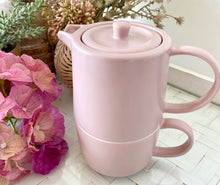 Load image into Gallery viewer, Tea For One Tea Set Tea Infuser Gift Birthday, Thank you, Get Well, Add On
