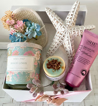 Load image into Gallery viewer, Pretty Coastal Any Occasion Gift Box Pamper Hamper Large
