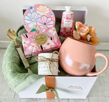 Load image into Gallery viewer, Pretty Mug &amp; Coaster Pamper Hamper Gift Hamper Box Large
