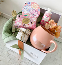 Load image into Gallery viewer, Pretty Mug &amp; Coaster Pamper Hamper Gift Hamper Box Large
