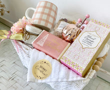 Load image into Gallery viewer, Christmas Pretty Pink Gift Basket Pamper Hamper Large
