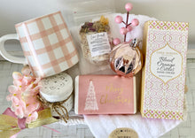 Load image into Gallery viewer, Christmas Pretty Pink Gift Basket Pamper Hamper Large
