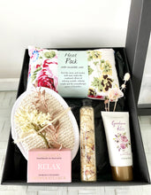 Load image into Gallery viewer, Pretty Heat Pack  Self Care Recovery Gift Box Luxe Pamper Hamper Large
