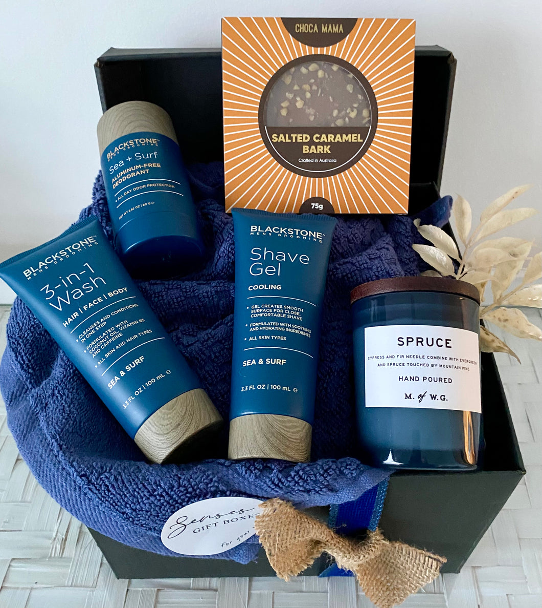 Spruce Up Male Dad Fathers Day Gift Box Set Birthday, Thank You Hamper Large