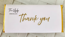 Load image into Gallery viewer, Add On Chocolate &quot;Happy Birthday&quot; or &quot;Thank you&quot; Chocolate Bar

