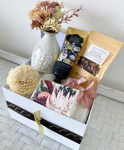 Load image into Gallery viewer, Thank you Floral Tea Time Female Gift Box Pamper Hamper Large
